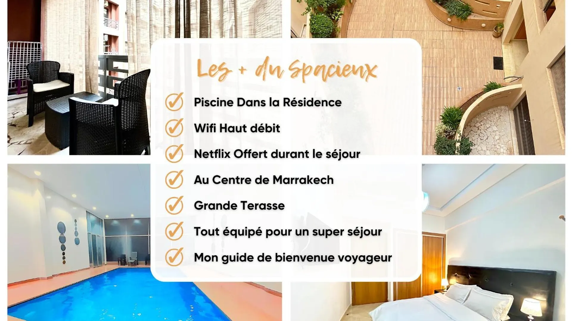 Le Spacieux De Gueliz Avec Piscine Et Terasse Marrakesh